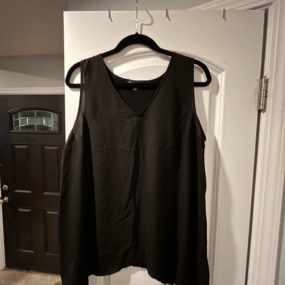 ~INC~ Black Sleeveless Top